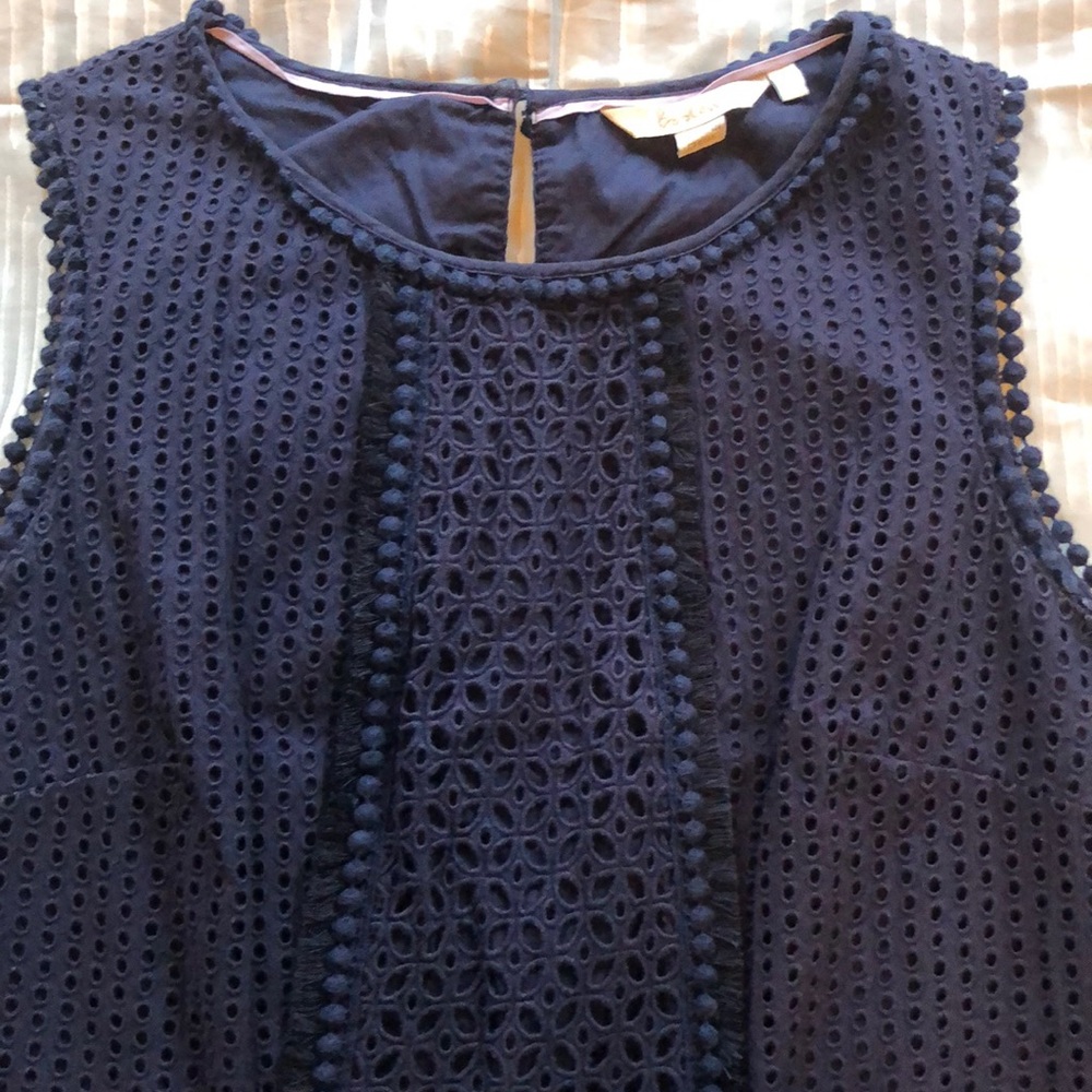 Boden Classic Eyelet Shift Dress